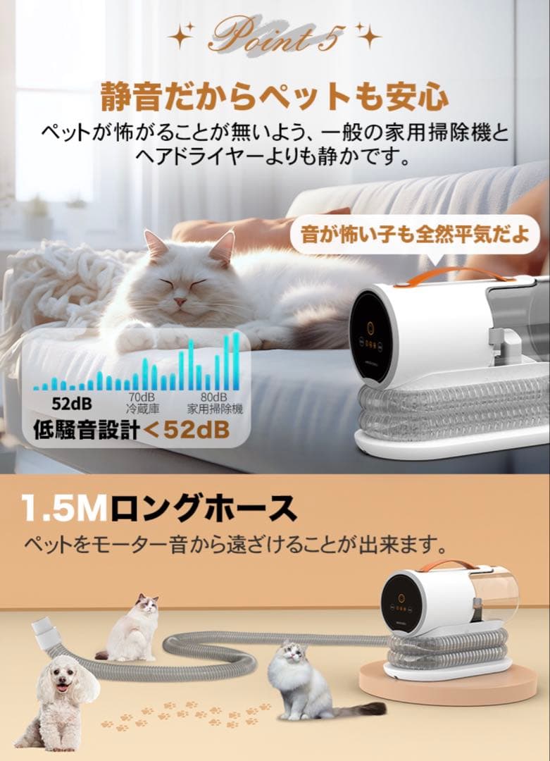 AIRROBO ペットバリカン 掃除機 2L
