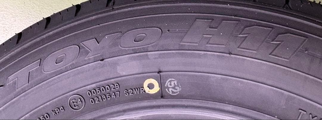 送料込み　新車外し　155/80R14 夏タイヤ４本セット