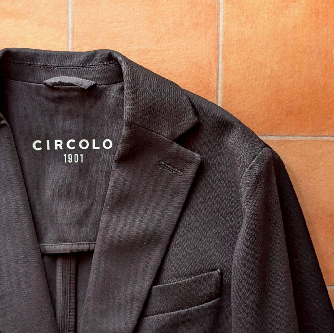 CIRCOLO 1901 ブラック テーラードジャケット