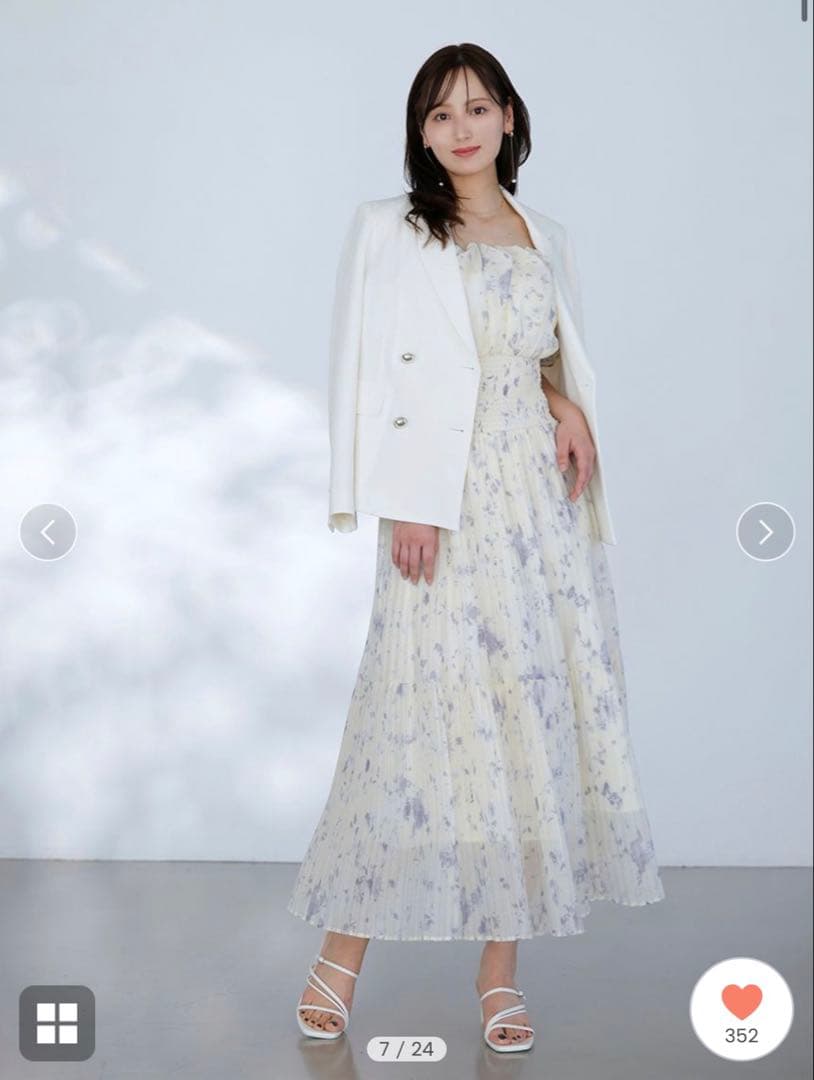 snidel Sustainableダブルブレストジャケット