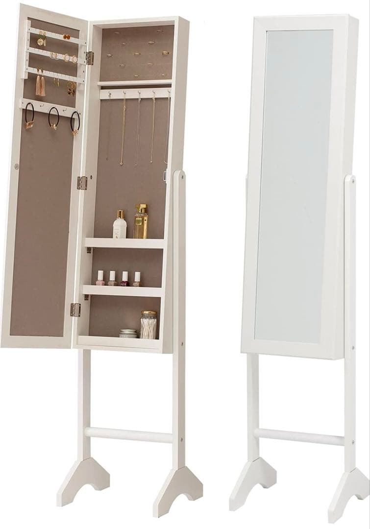 美品！　アクセサリー収納付き　姿見！