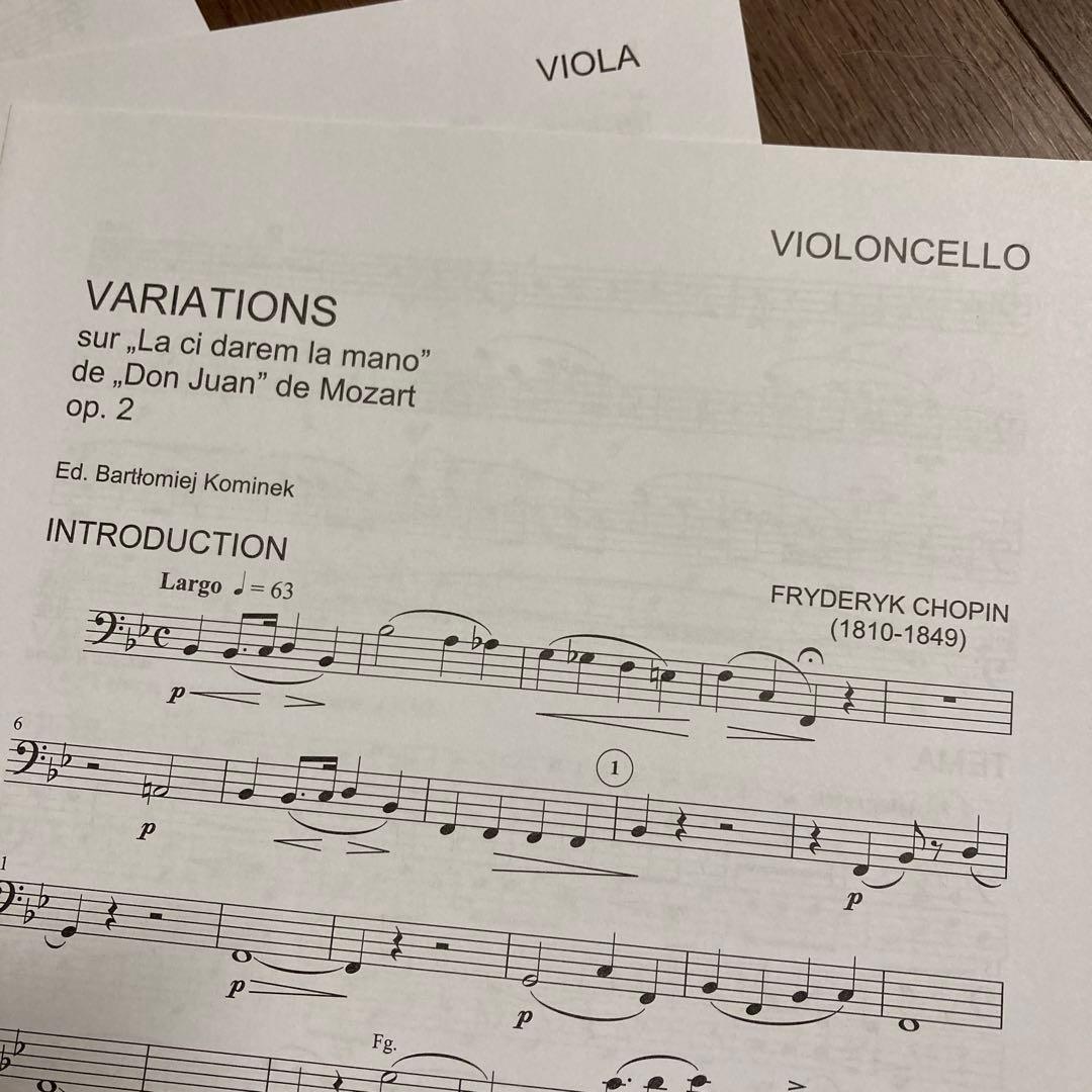 CHOPIN/ラ・チ・ダレム変奏曲Op.2 PWM