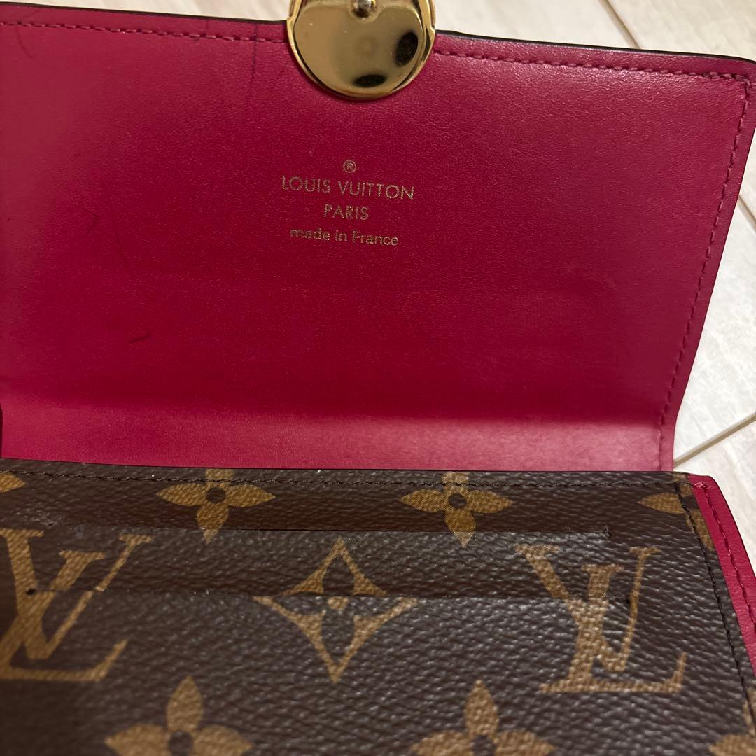 Louis Vuitton 二つ折り財布 モノグラム　ポルトフォイユ　フロール