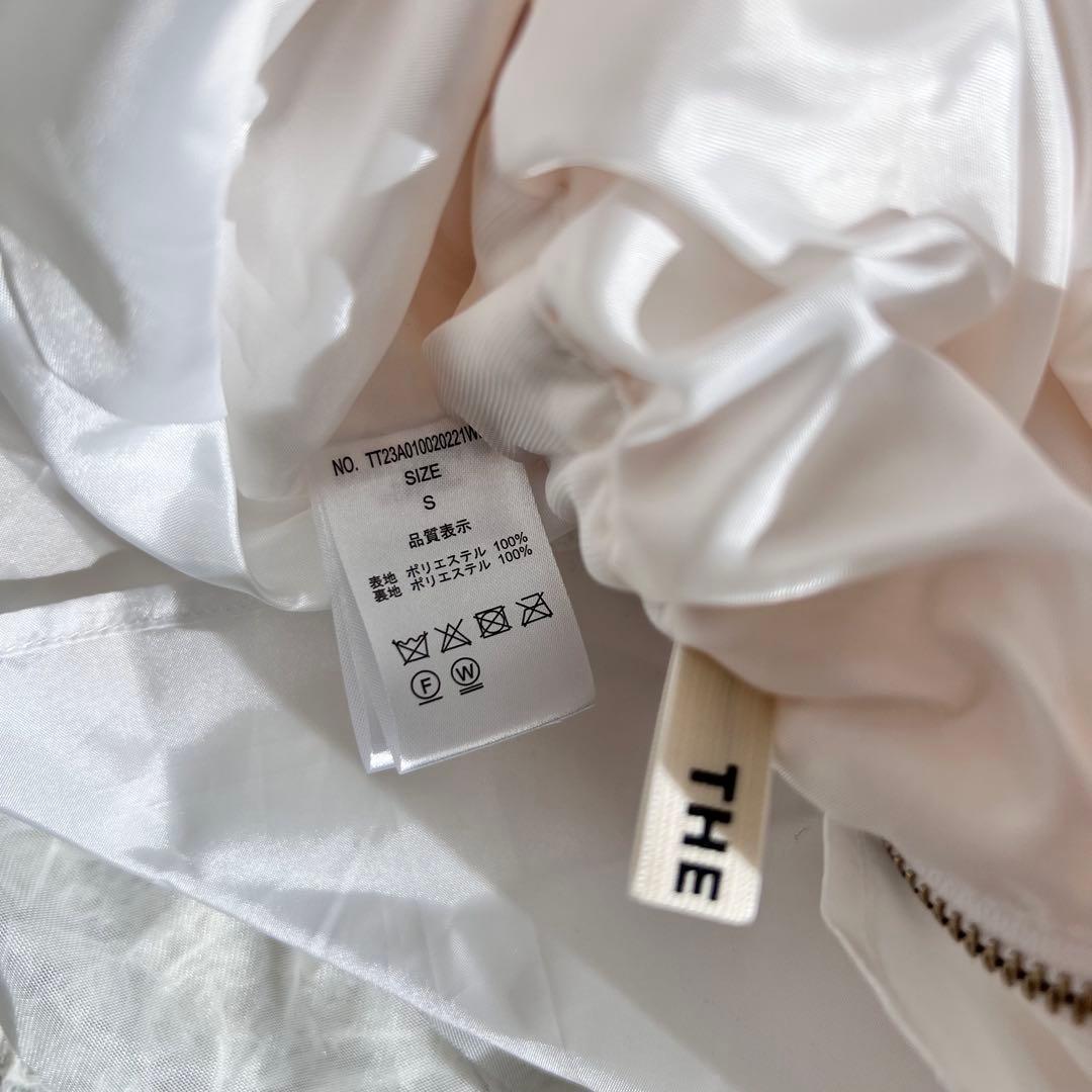 スカート THE TOE Iris tulle skirt white