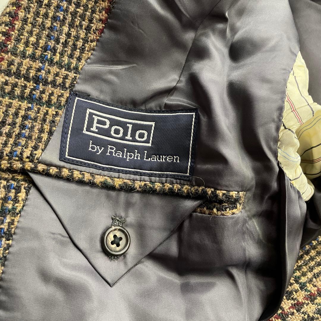 Ralph Lauren ラルフローレン チェックツイード テーラードジャケット