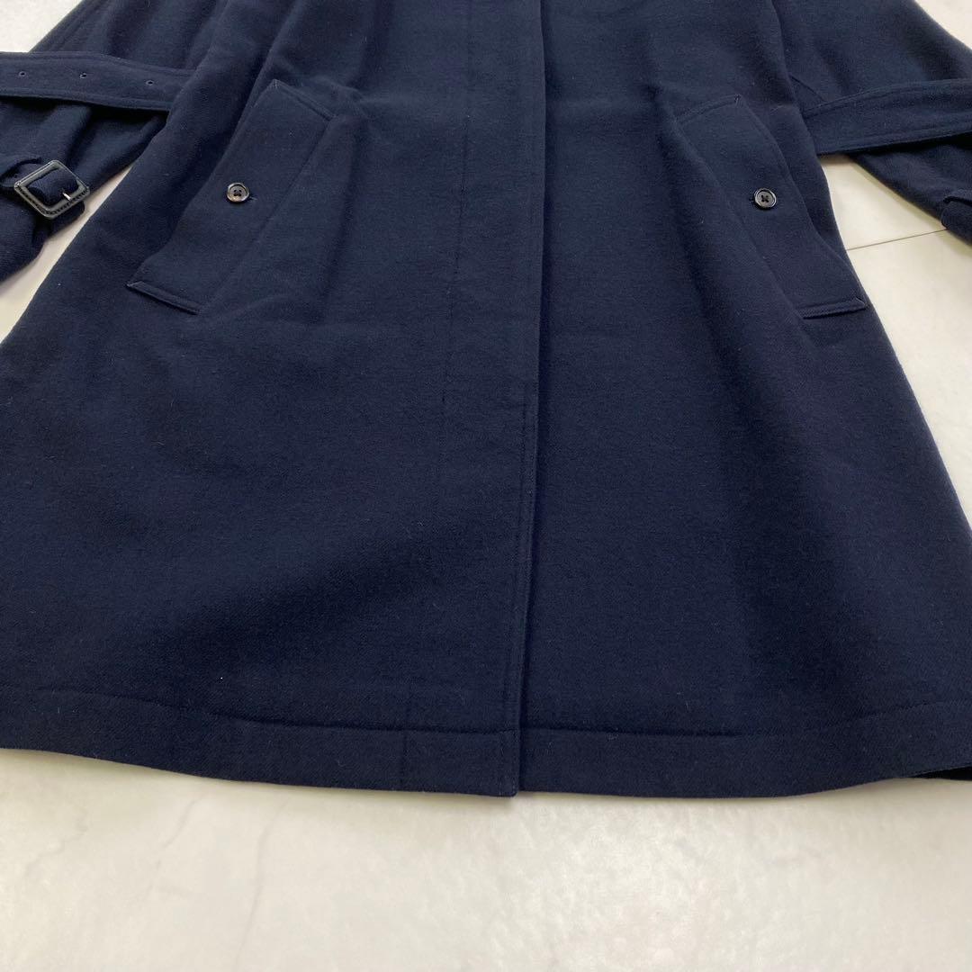 美品★MARGARET HOWELL ステンカラーコート ネイビー 1