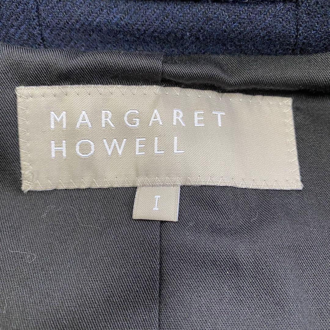 美品★MARGARET HOWELL ステンカラーコート ネイビー 1