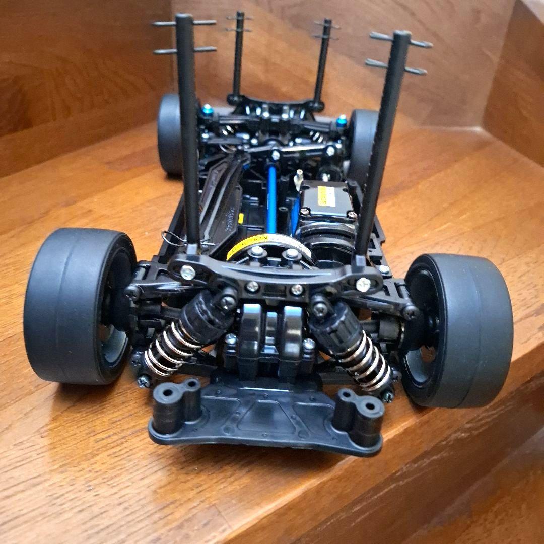 タミヤ １/10　T T 0 2 シャーシ組立て完成品