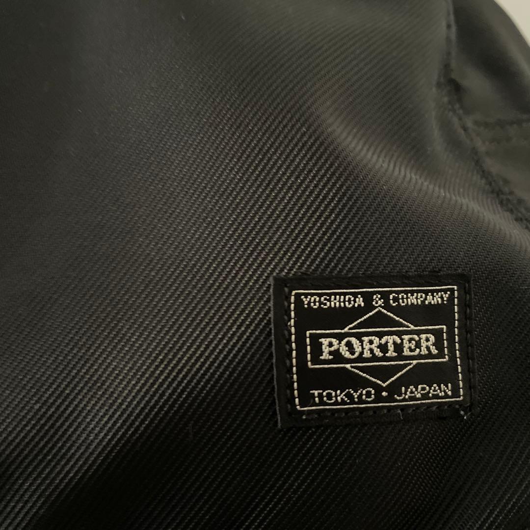 PORTER ROUND BOSTON BAG(L)ブラック ボストンバッグ