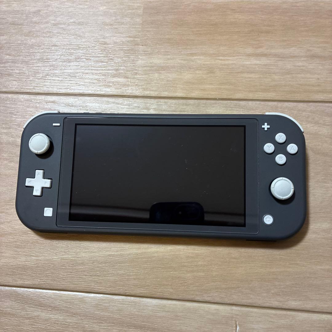 Nintendo Switch Lite グレー 本体 + 付属品　どう森ソフト