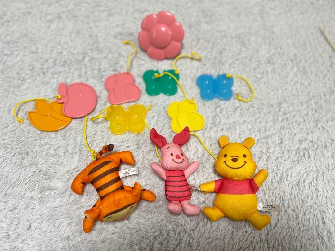 【美品】えらべる回転6WAYジムにへんしんメリー くまのプーさん　プーメリー
