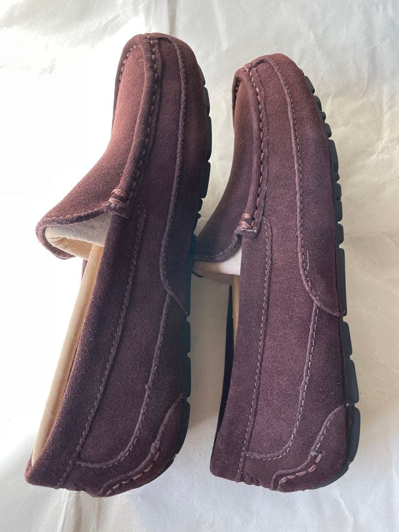 UGG アグ　モカシン こげ茶　ダークブラウン　メンズ 25cm