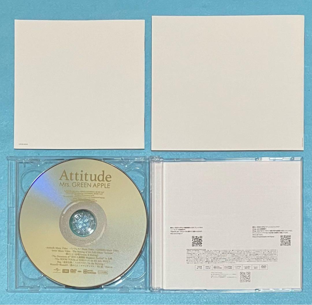 正規品Mrs.GREEN APPLE Attitude 初回限定盤 CD DVD