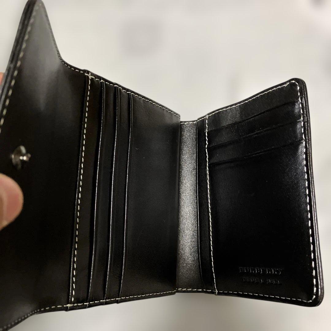 貴重☆バーバリーブルーレーベルがま口財布