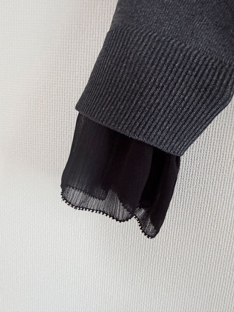 UNITED ARROWS ユナイテッドアローズ フリル着脱 カーディガン