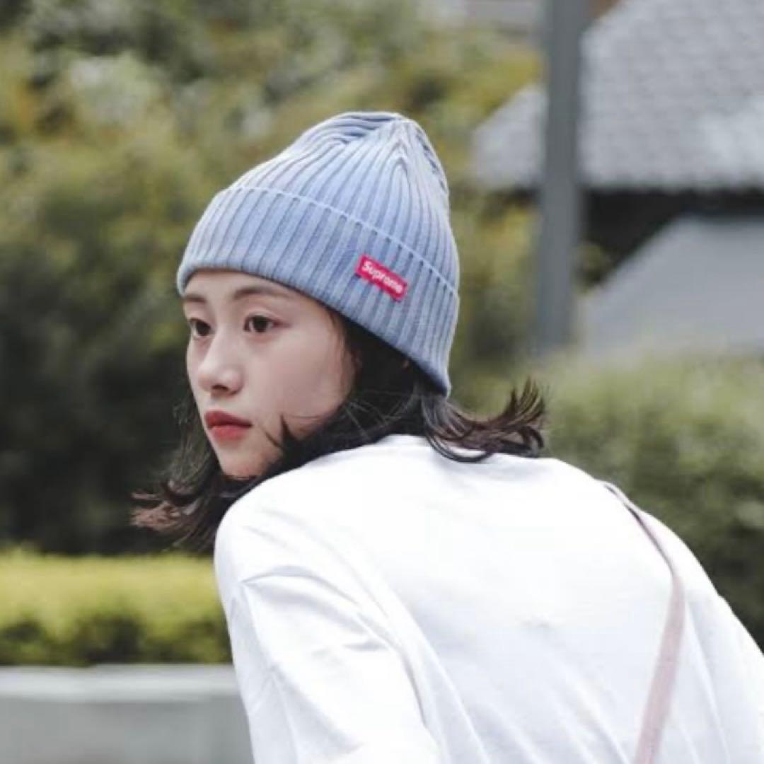 【新品】 Supreme 23SS Overdyed Beanie 灰