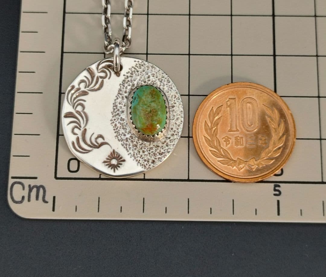アリゾナフリーダム ネックレス silver925 ターコイズ 唐草アクセサリー