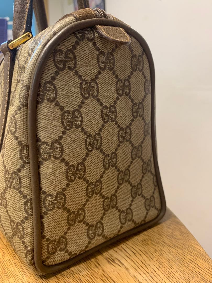 値下⭐︎美品⭐︎希少⭐︎紙タグ付きオールドグッチ ミニボストンバッグ