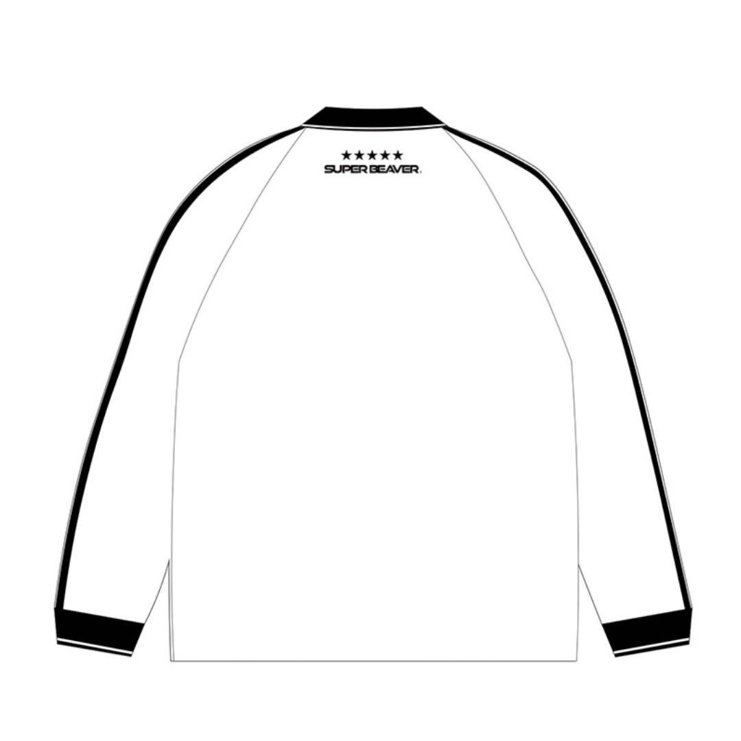 SUPER BEAVER サッカーシャツ ホワイト Lサイズ 長袖