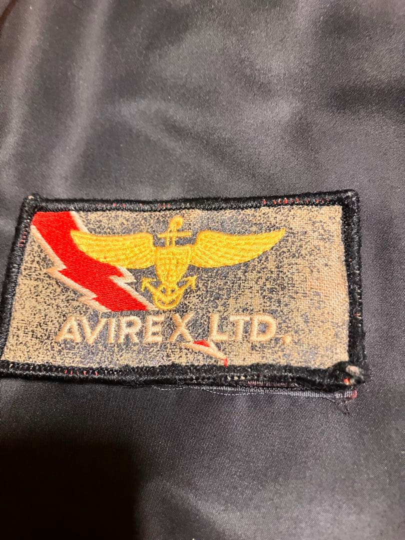 AVIREX MA-1 フライトジャケット 黒