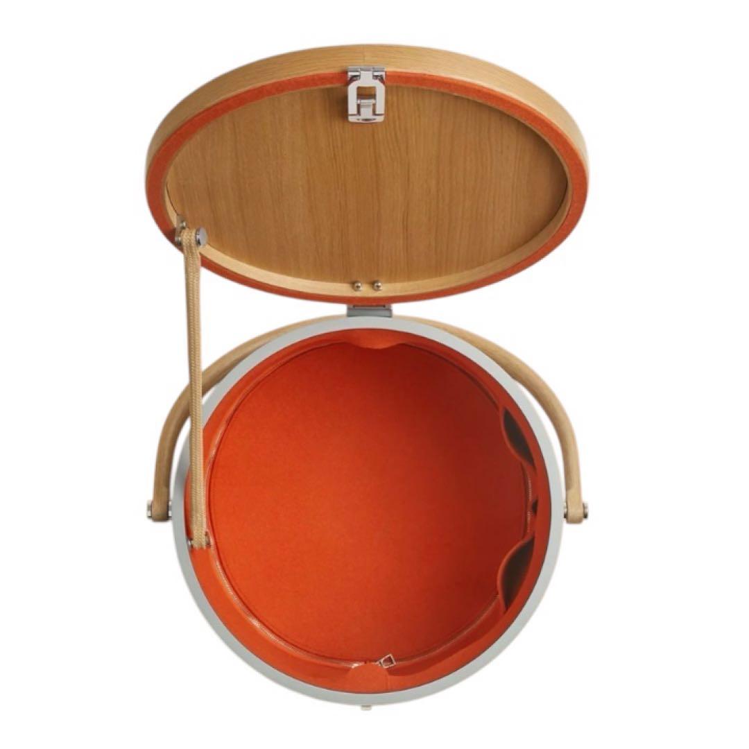 HERMES サドルBOX MINI アルミニウム エルメス　馬具缶