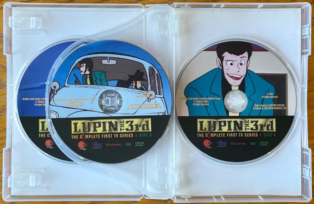 【名作】ルパン三世 TV 1stシリーズ DVD 高画質・北米版