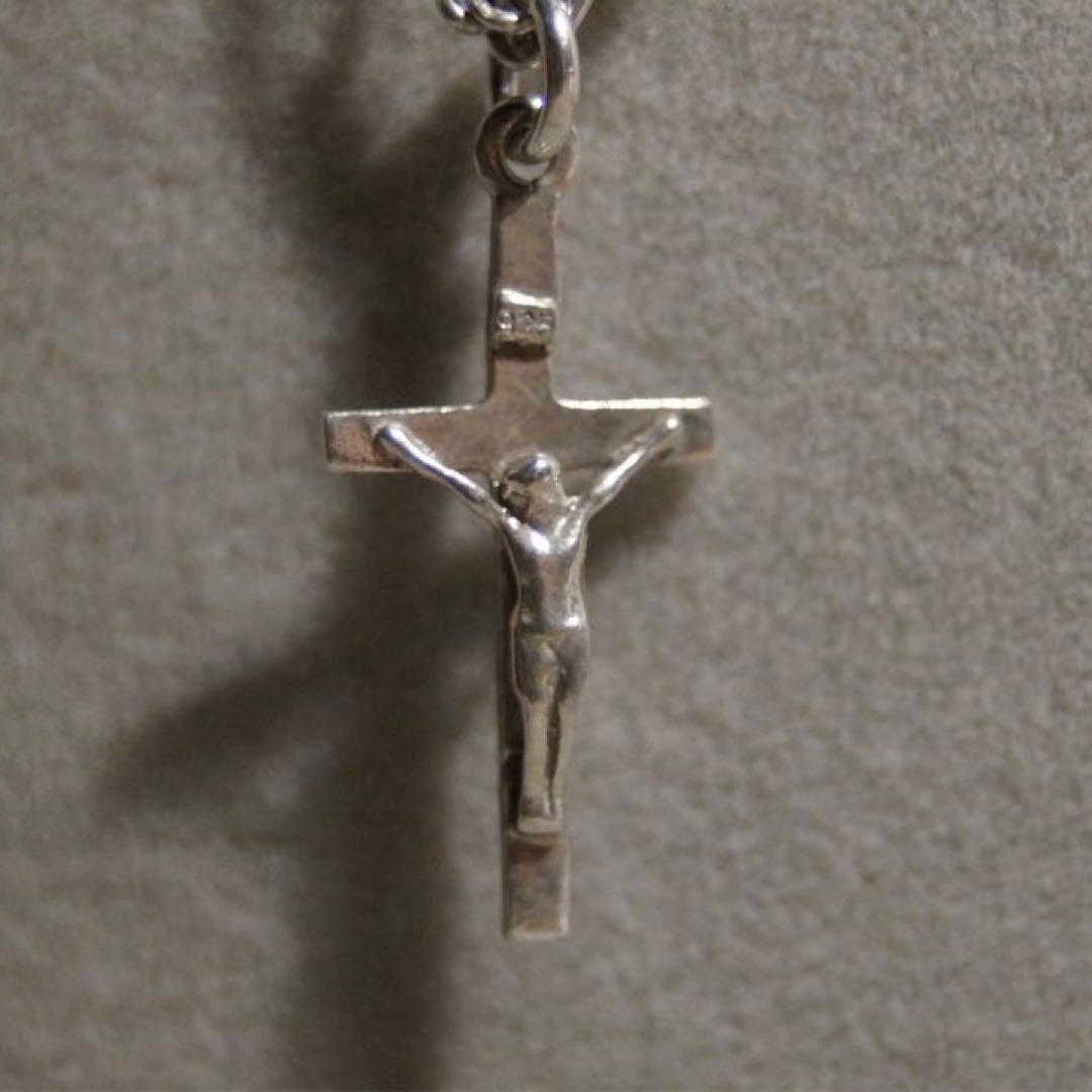 80’s Rosary silver necklace