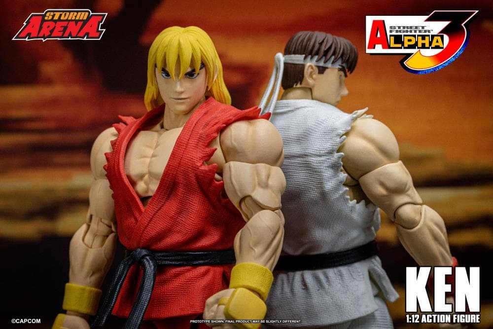 ストリートファイターアルファ3 ストームアリーナ ケン 1/12スケール
