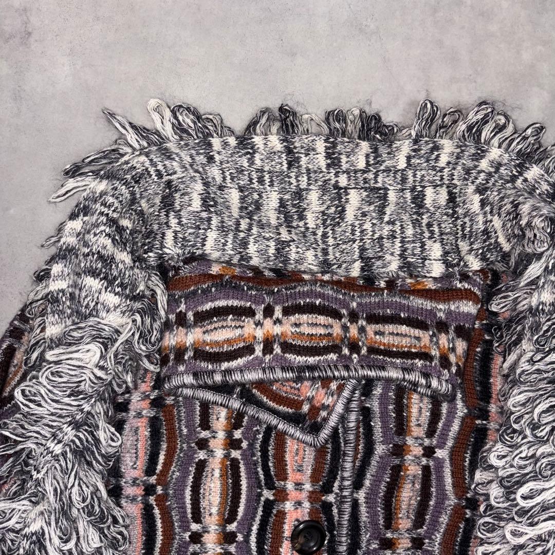 【美品】MISSONI ミッソーニ ニットジャケットカーディガンマルチカラー