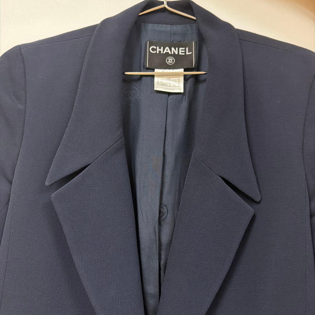 CHANEL訳あり紺ジャケット