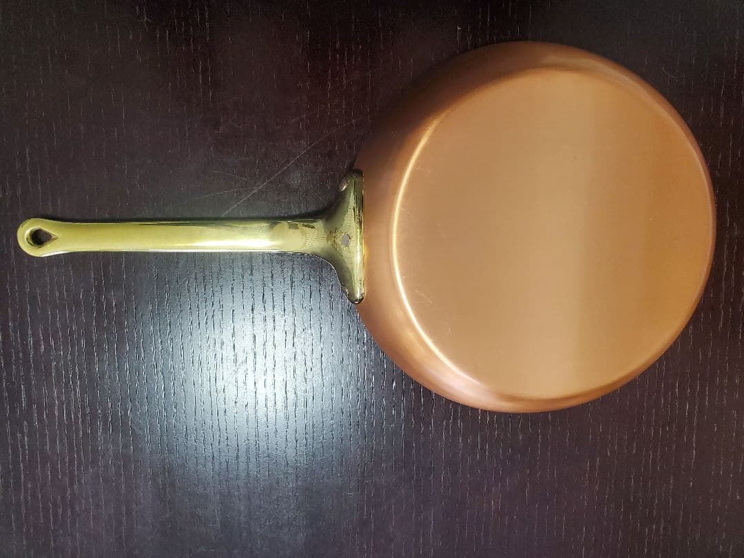 銅製フライパン 26cm 真鍮ハンドル
