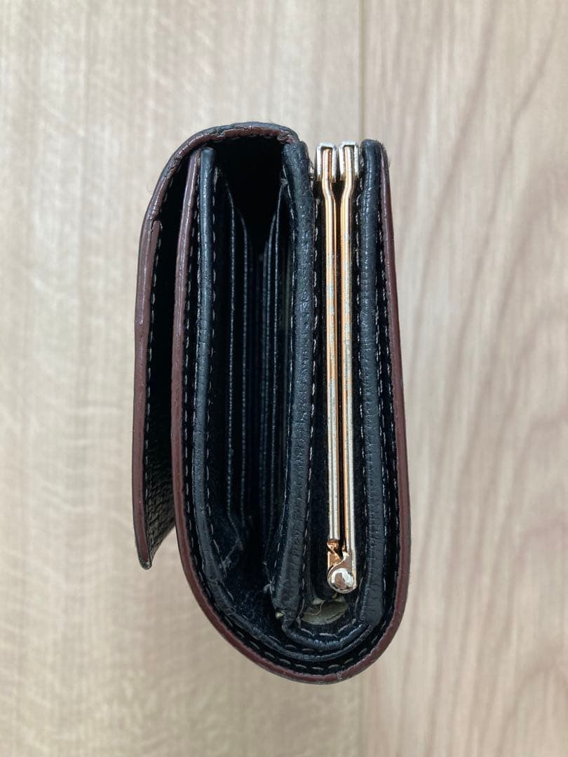 Vivienne Westwood ブラック三つ折り財布　ヴィンテージ