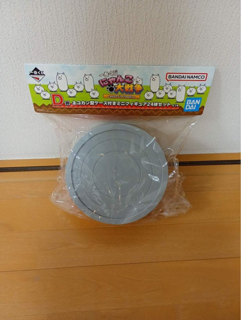 にゃんこ大戦争　一番くじ　D賞　ネコ缶型ケース付きミニフィギュア24体セット