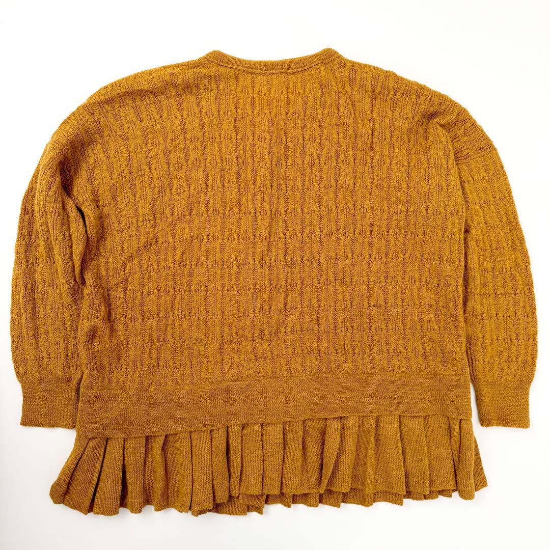 mina perhonen pastoral プリーツ裾 カーディガン 38