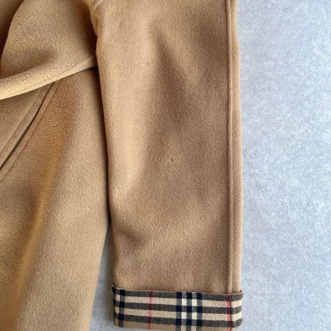 Burberrys カシミヤ混 ダブルフェイス ロングコート 9号 金ボタン
