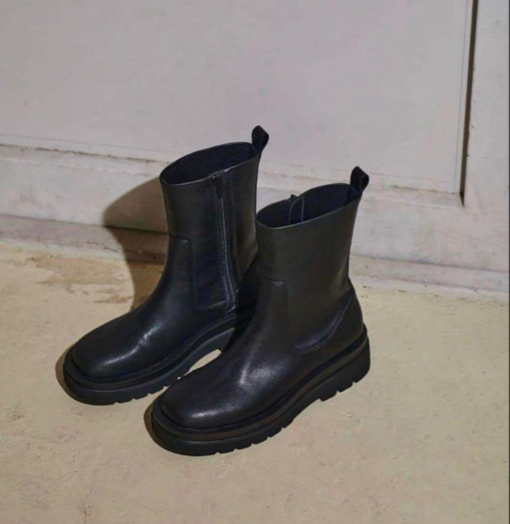 ADAM ET ROPE トラックソールストレッチブーツ　36