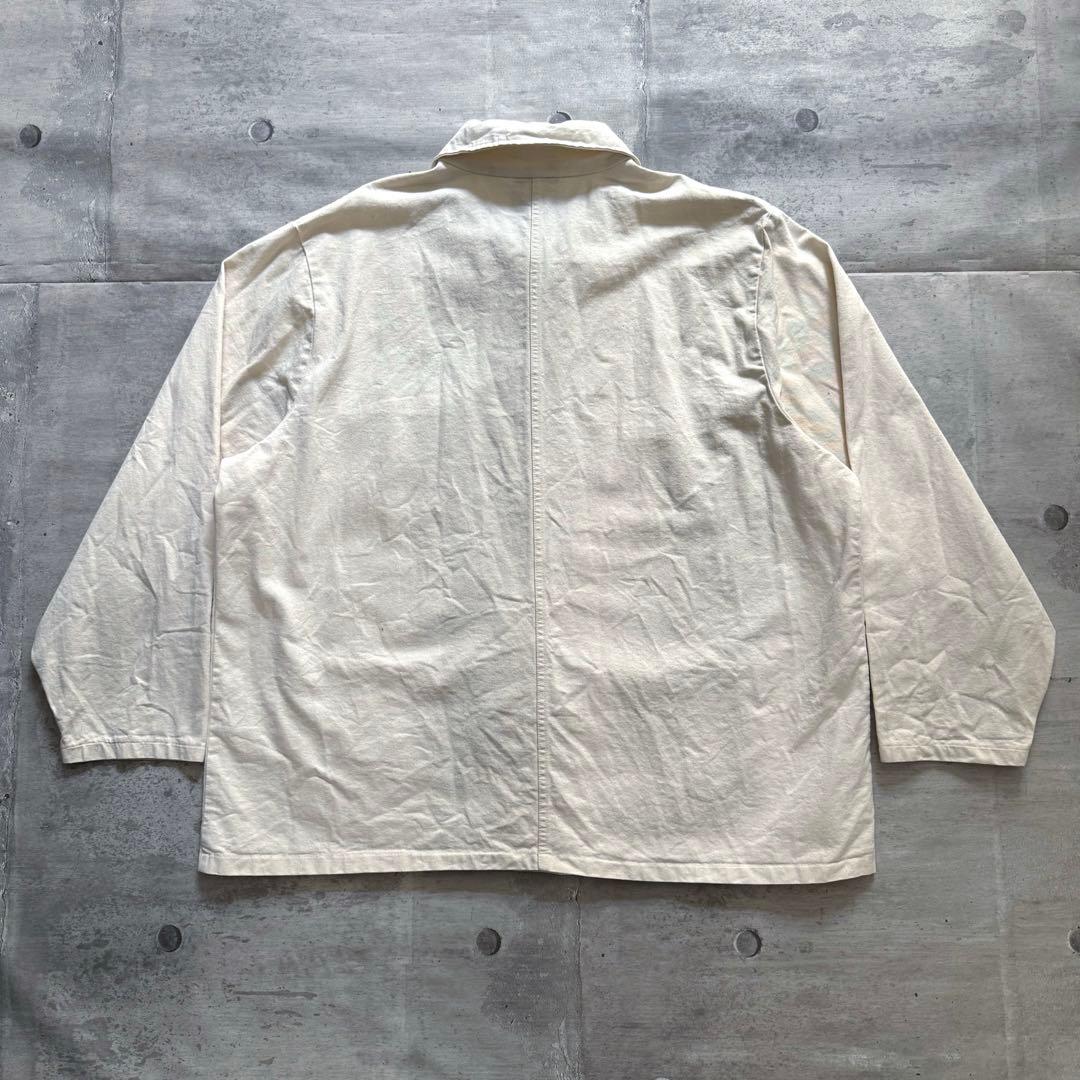 90s USA製 Dickies カバーオール オフホワイト チョアコートXXL