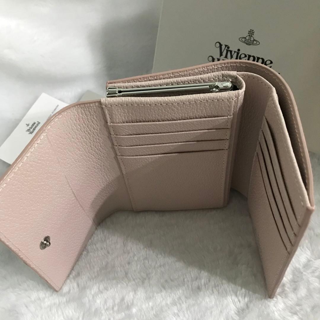 ヴィヴィアンウエストウッド 二つ折り財布 ピンク