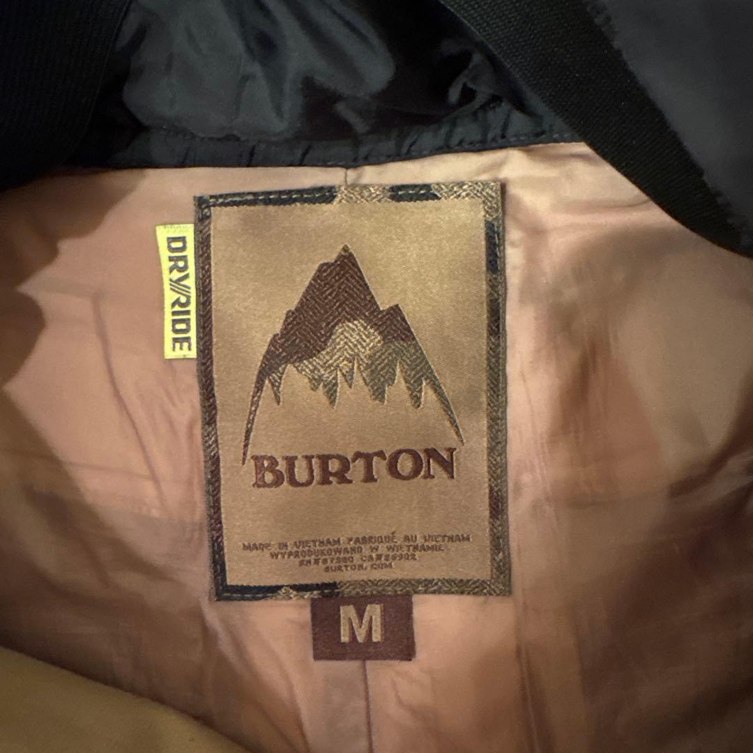 【BURTON】バートンDRYRIDE スノーボードパンツ Mサイズ ベージュ