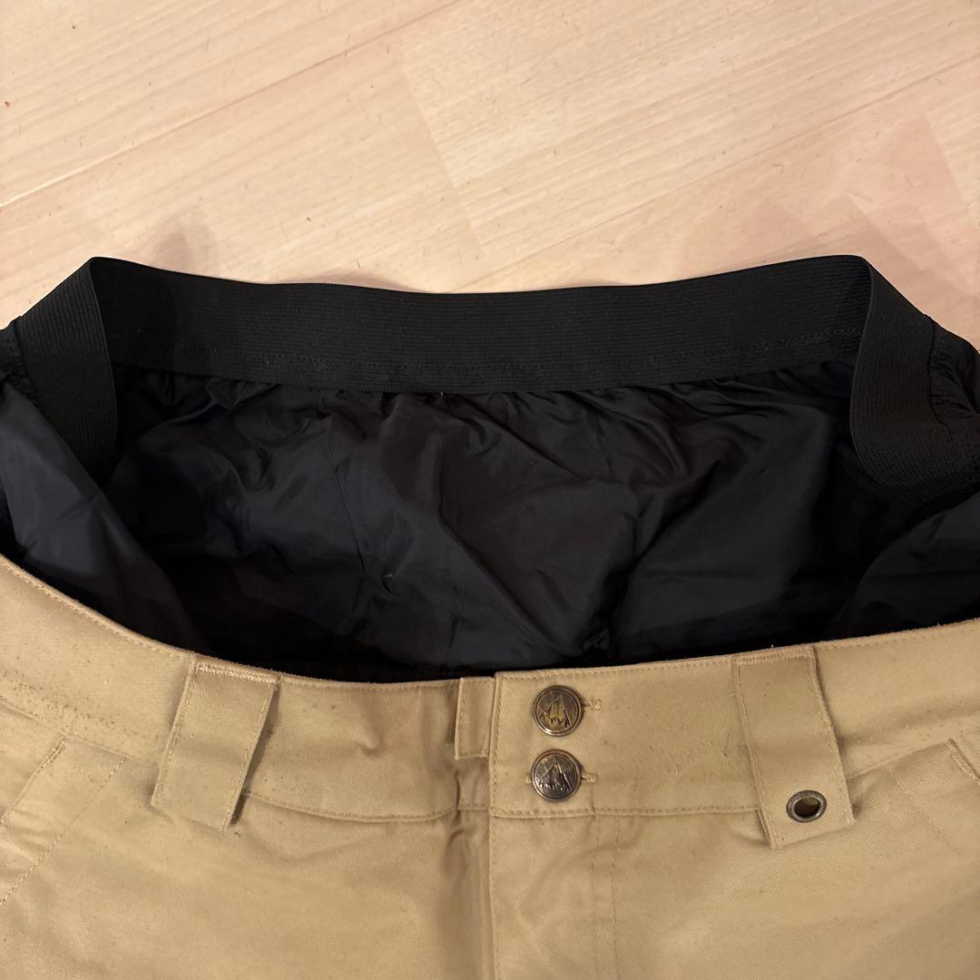 【BURTON】バートンDRYRIDE スノーボードパンツ Mサイズ ベージュ