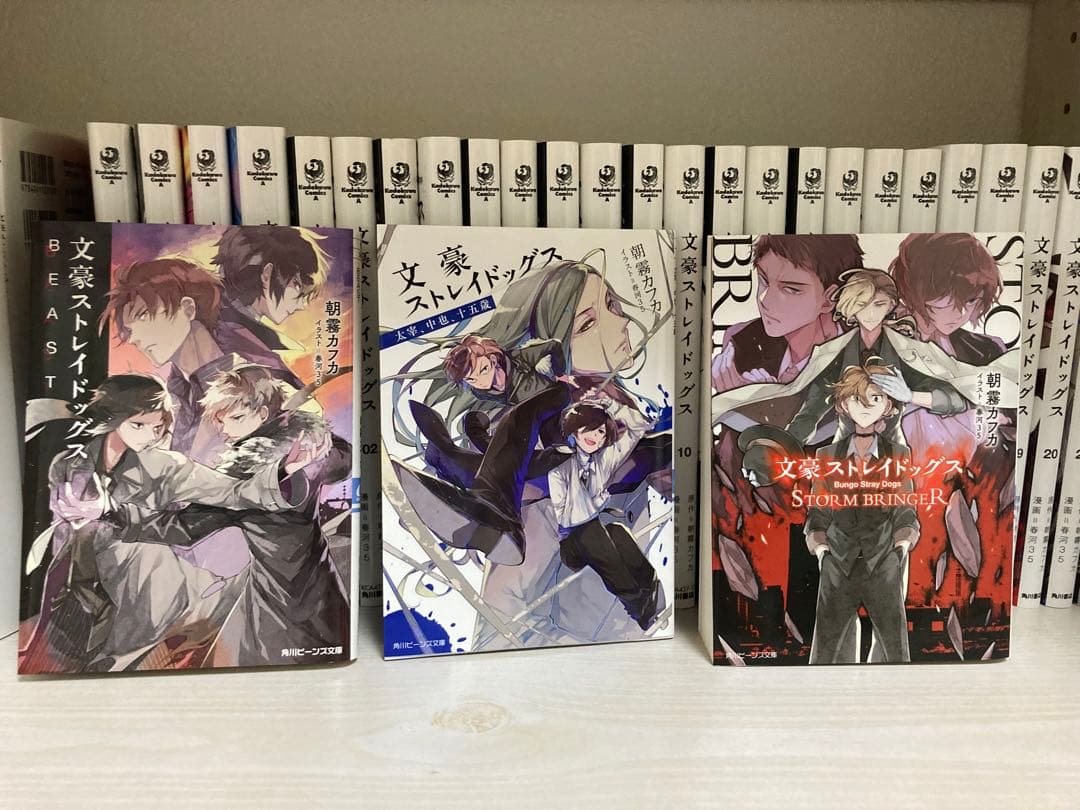 【漫画1〜23巻+小説等16冊】文豪ストレイドッグスシリーズ、全39冊まとめ売り