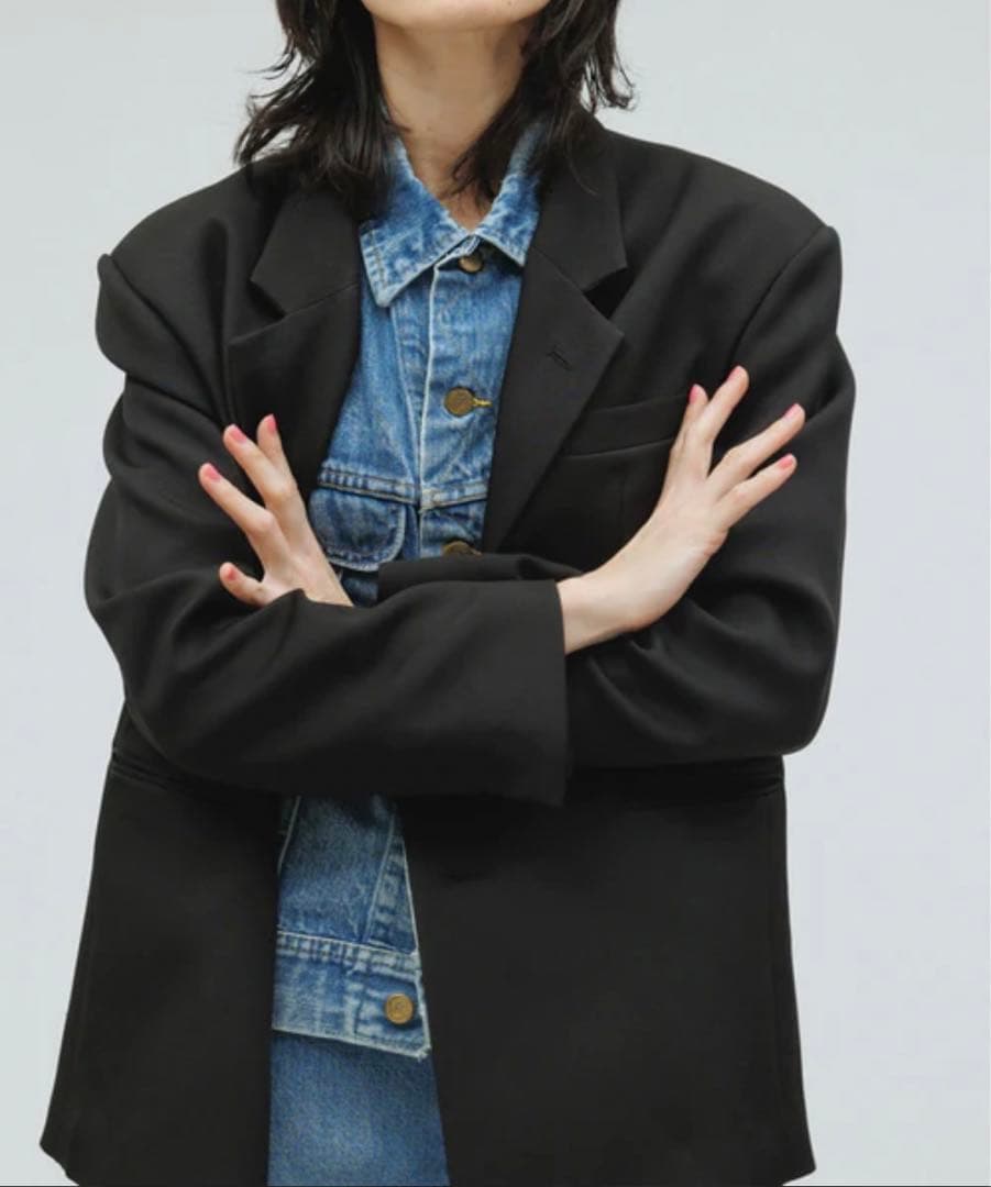 M TO R 金子綾さん着用 BOXYSINGLEBREASTED JACKET