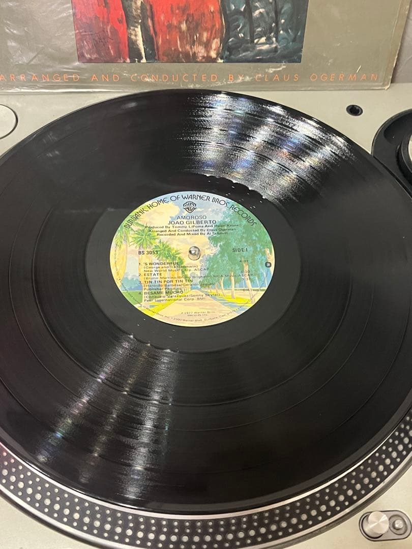 João Gilberto Amoroso レコード 1977年