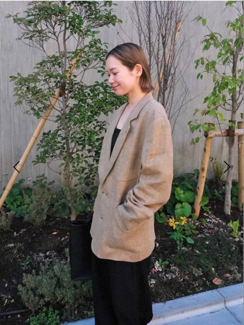 新品todayful Boyfriend Linen Jacket♡