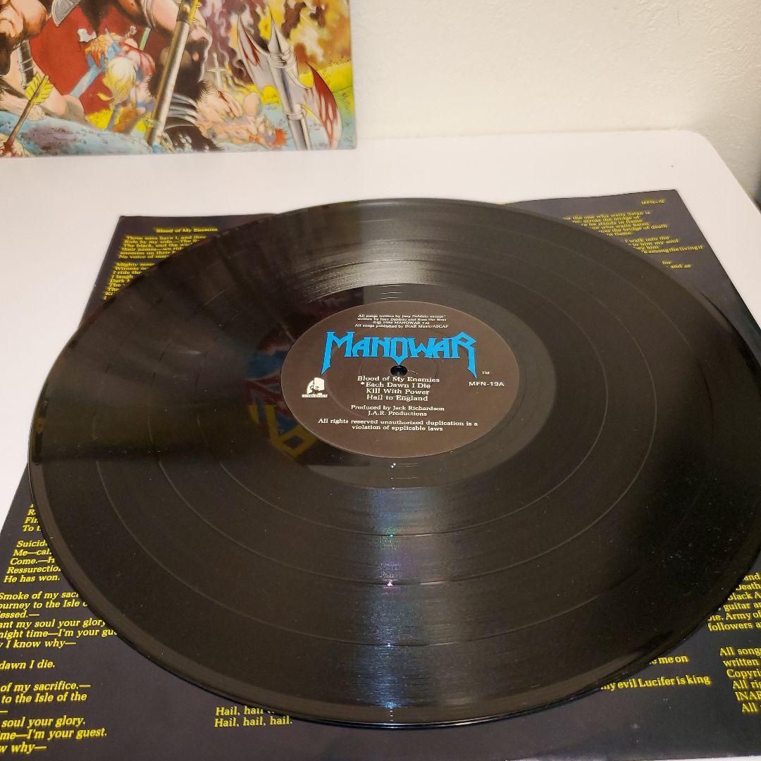 LPレコード マノウォー MANOWAR HAIL TO ENGLAND 輸入