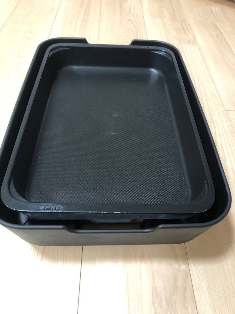象印ホットプレート ブラック 大きめ 蓋付き