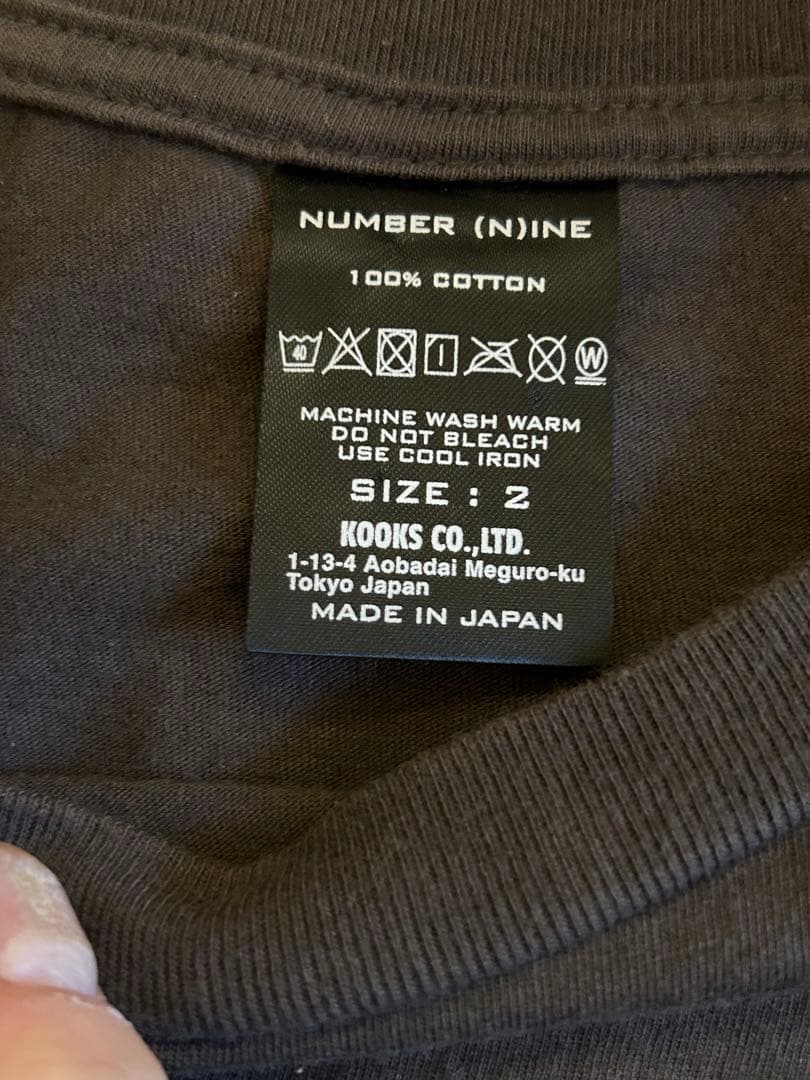NUMBER (N)INE ディズニーコラボ ナンバーナイン　Tシャツ