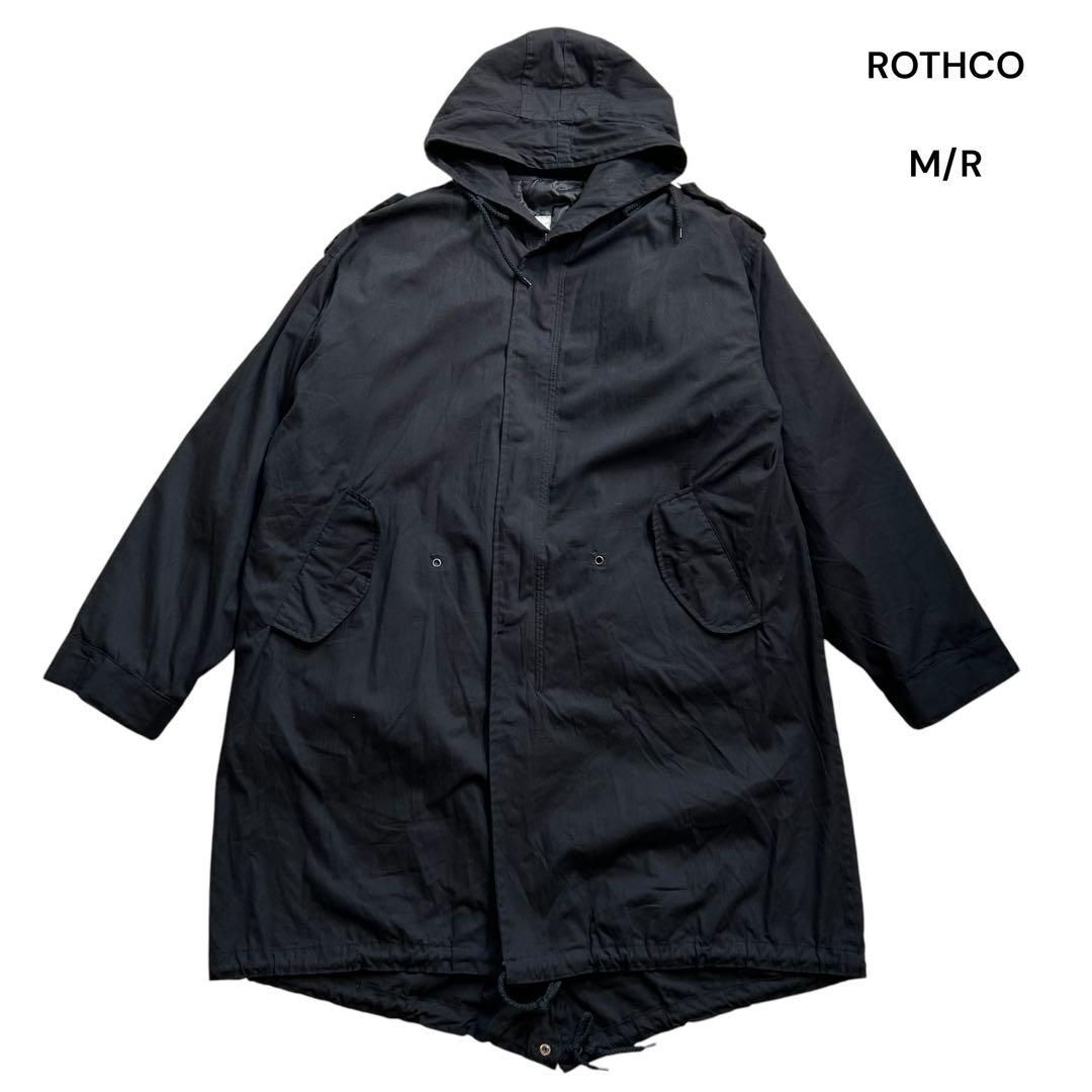 【美品】ROTHCO ロスコ モッズコート フィッシュテールパーカー M 黒
