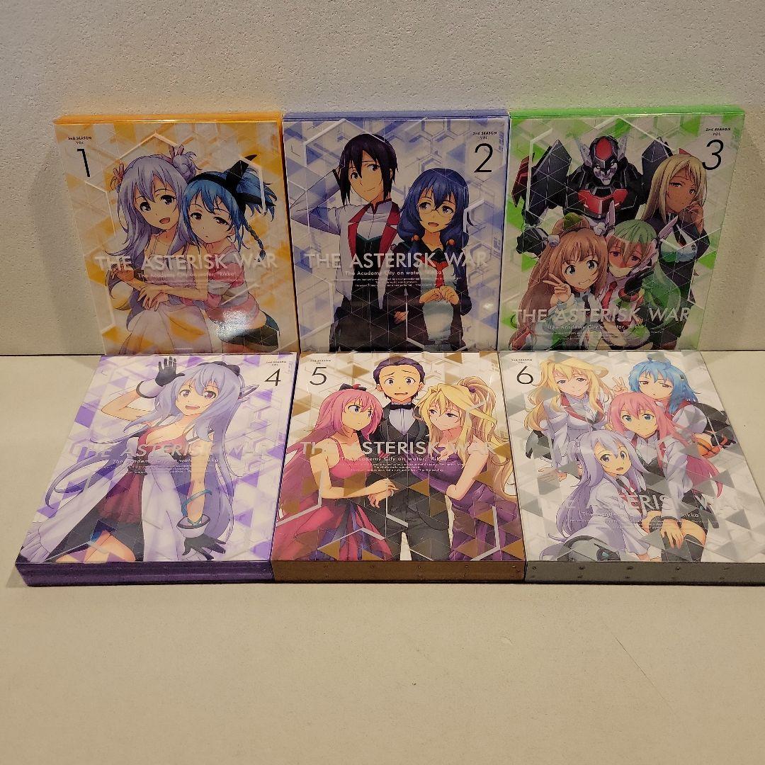 DVD/BD混在 戦都市アスタリスク　1期+2期　初回全12巻セット