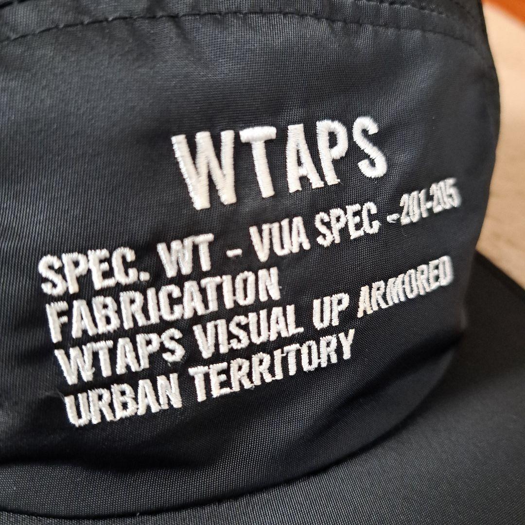 ダブルタップス ジェットキャップ 7パネル ブラック　刺繍 WTAPS
